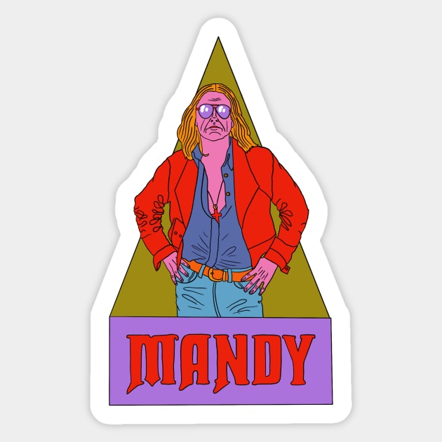 "Mandy" Jeremiah Sticker by motelgemini